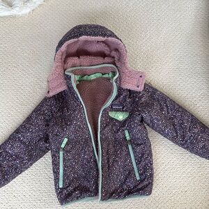 Patagonia 5T girls reversible winter jacket